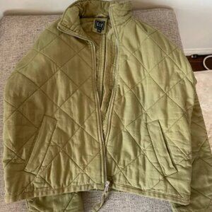 Gap Size S Quilted Jacket - Green. Barely worn.
